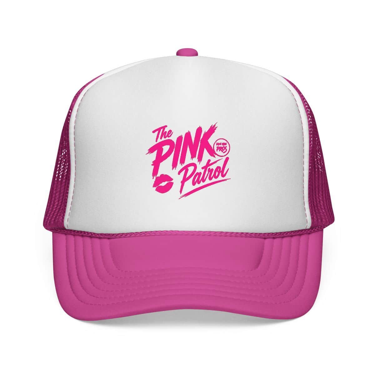 The Pink Patrol Trucker Cap | Retro Script Logo, - Limited Edition PINK Patrol Merch