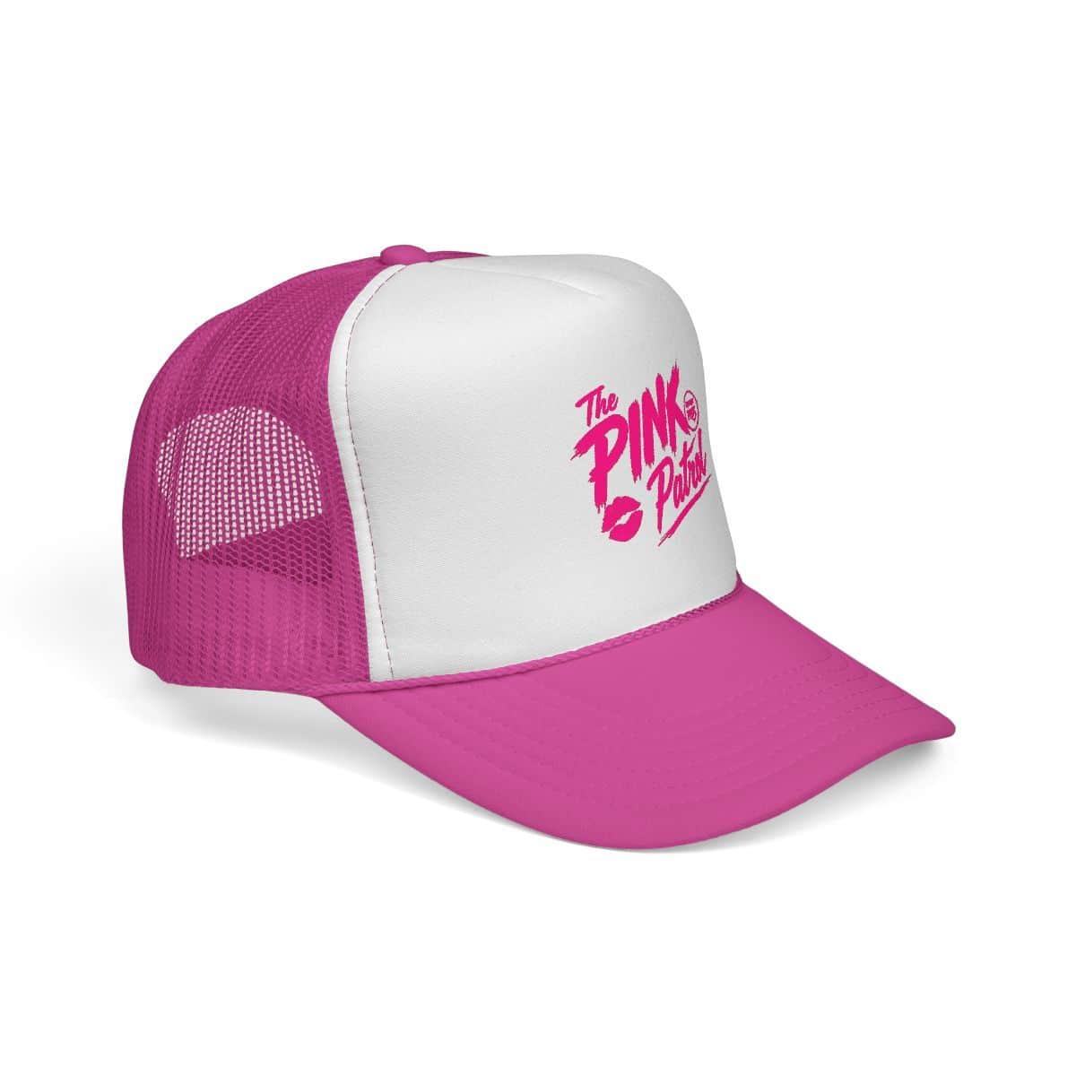 The Pink Patrol Trucker Cap | Retro Script Logo, - Limited Edition PINK Patrol Merch