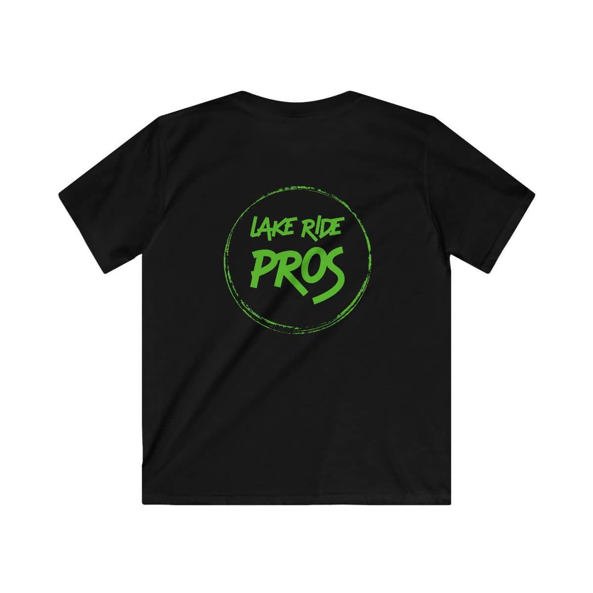 Lake Ride Pros Kids T‑Shirt - Youth Vacation LRP Tee (Neon Green Logo)