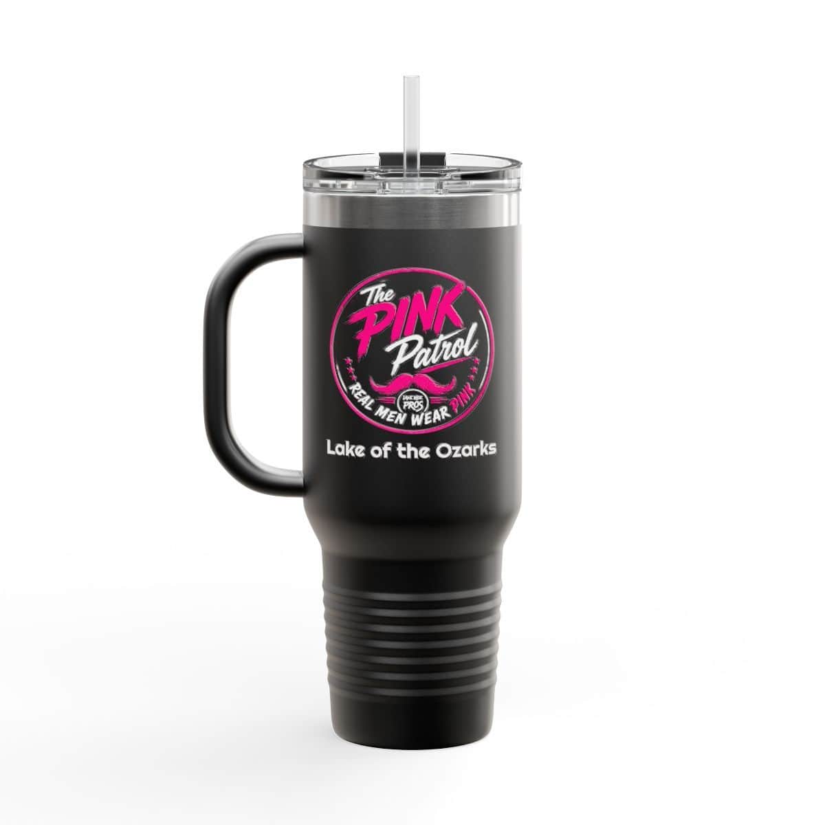 The Pink Patrol 40oz Travel Mug | Limited Edition PINK Patrol MERCH Tumbler 40oz