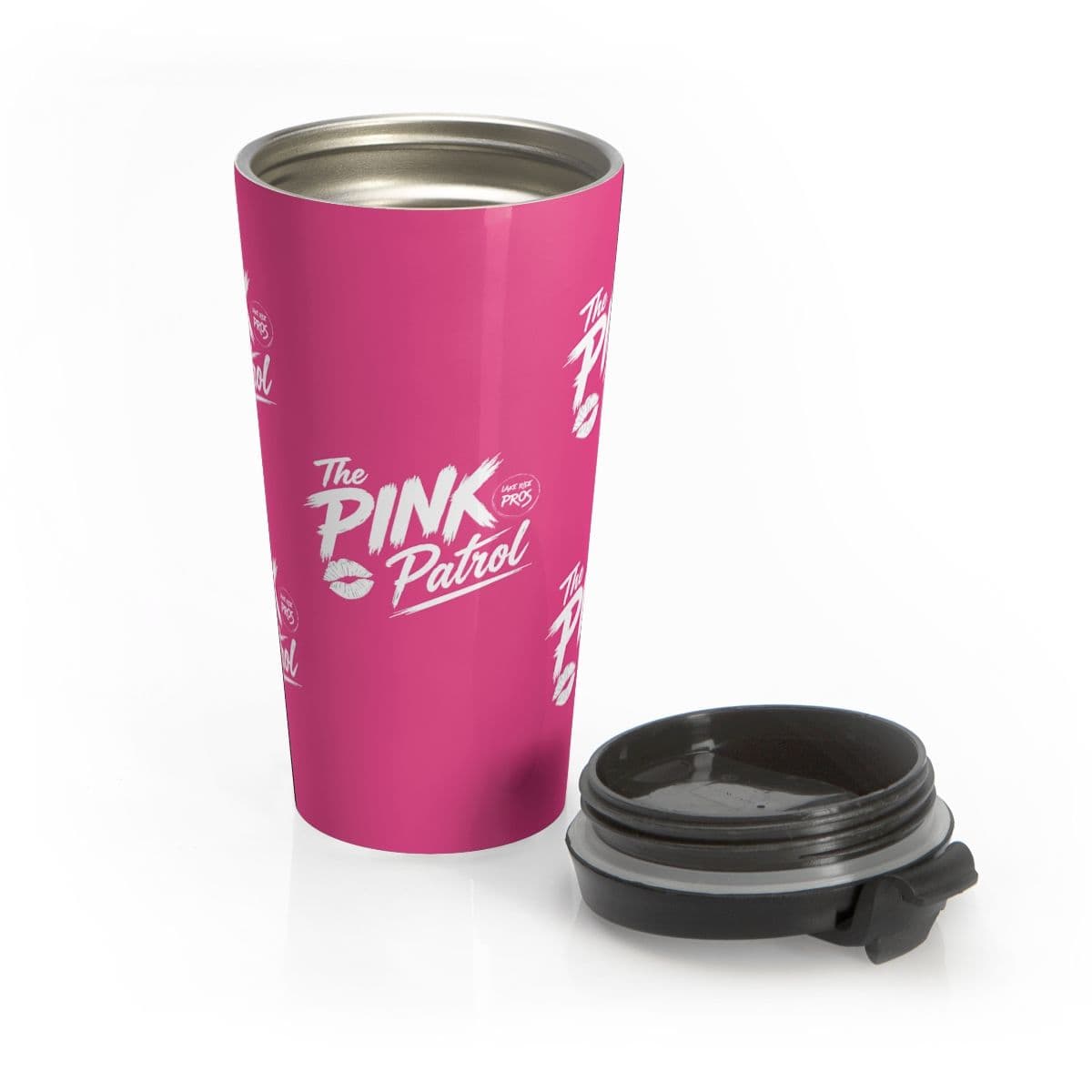 The Pink Patrol travel mug | Limited Edition PINK Patrol MERCH Travel Mug