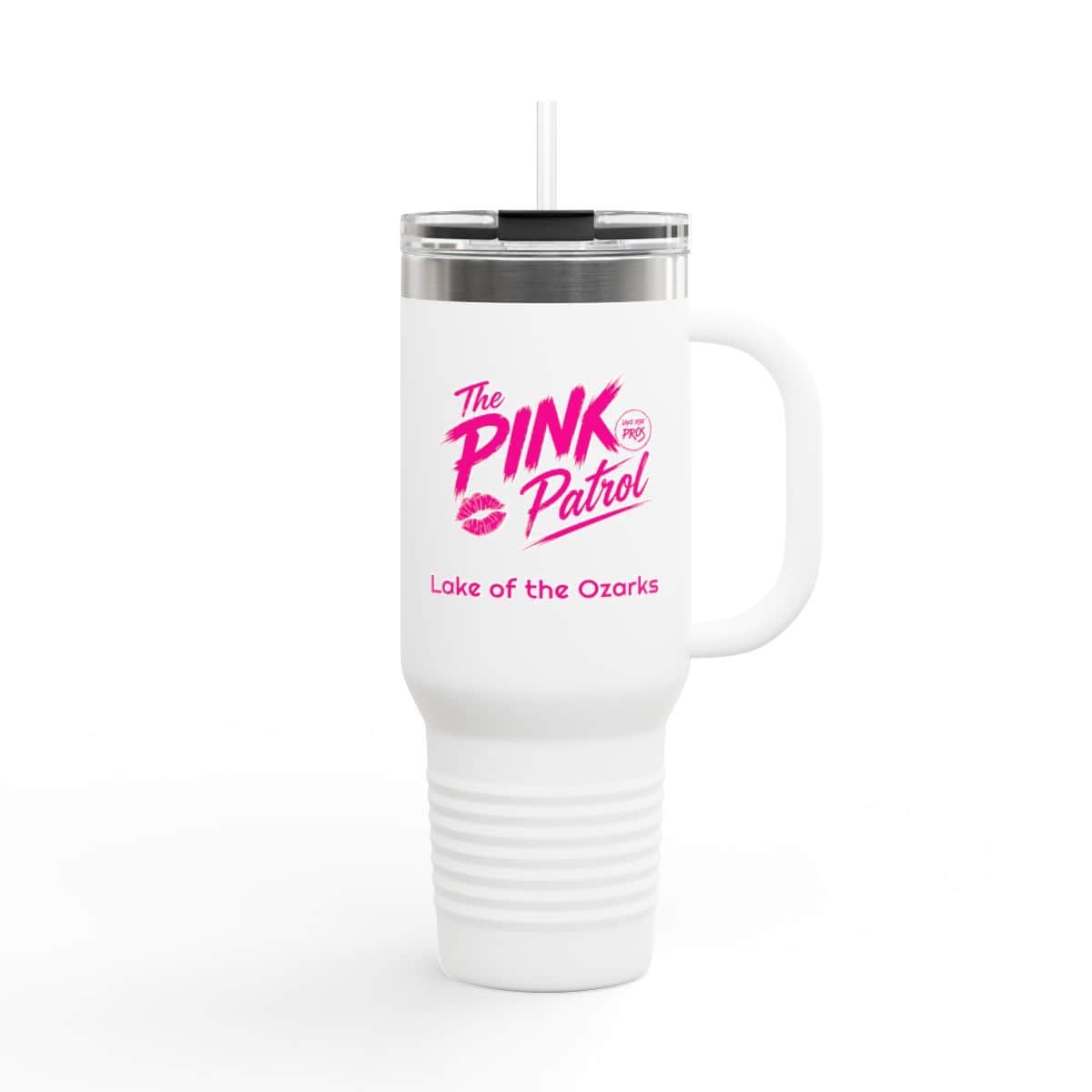The Pink Patrol 40oz Travel Mug | Limited Edition PINK Patrol MERCH Tumbler 40oz