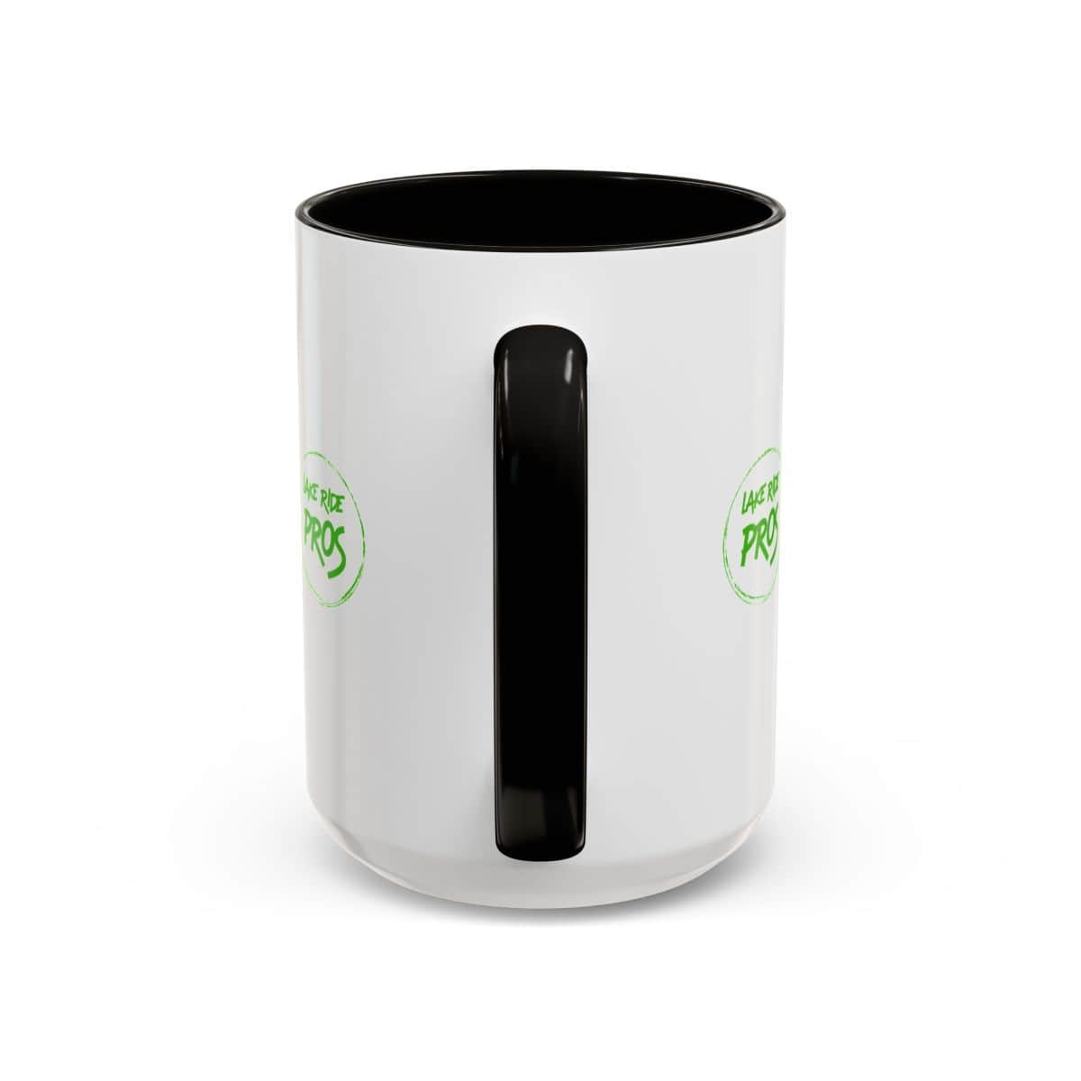 Lake Ride Pros Superhero Mug (11oz/15oz) — Colorful Coffee Cup with 'LRP' Mascot