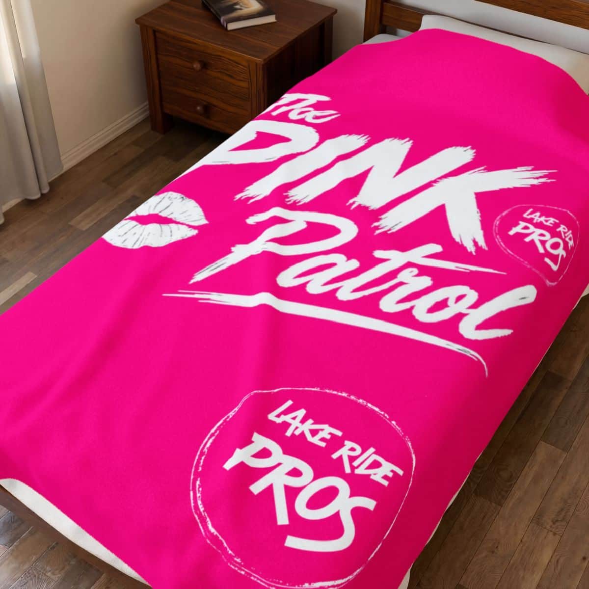 The Pink Patrol Velveteen Plush Blanket | Limited Edition PINK Patrol MERCH Collection