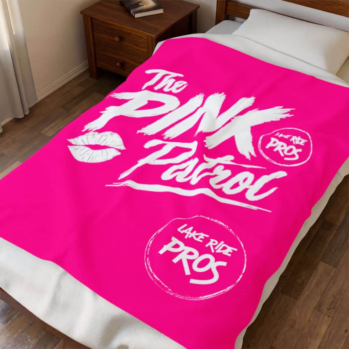 The Pink Patrol Velveteen Plush Blanket | Limited Edition PINK Patrol MERCH Collection