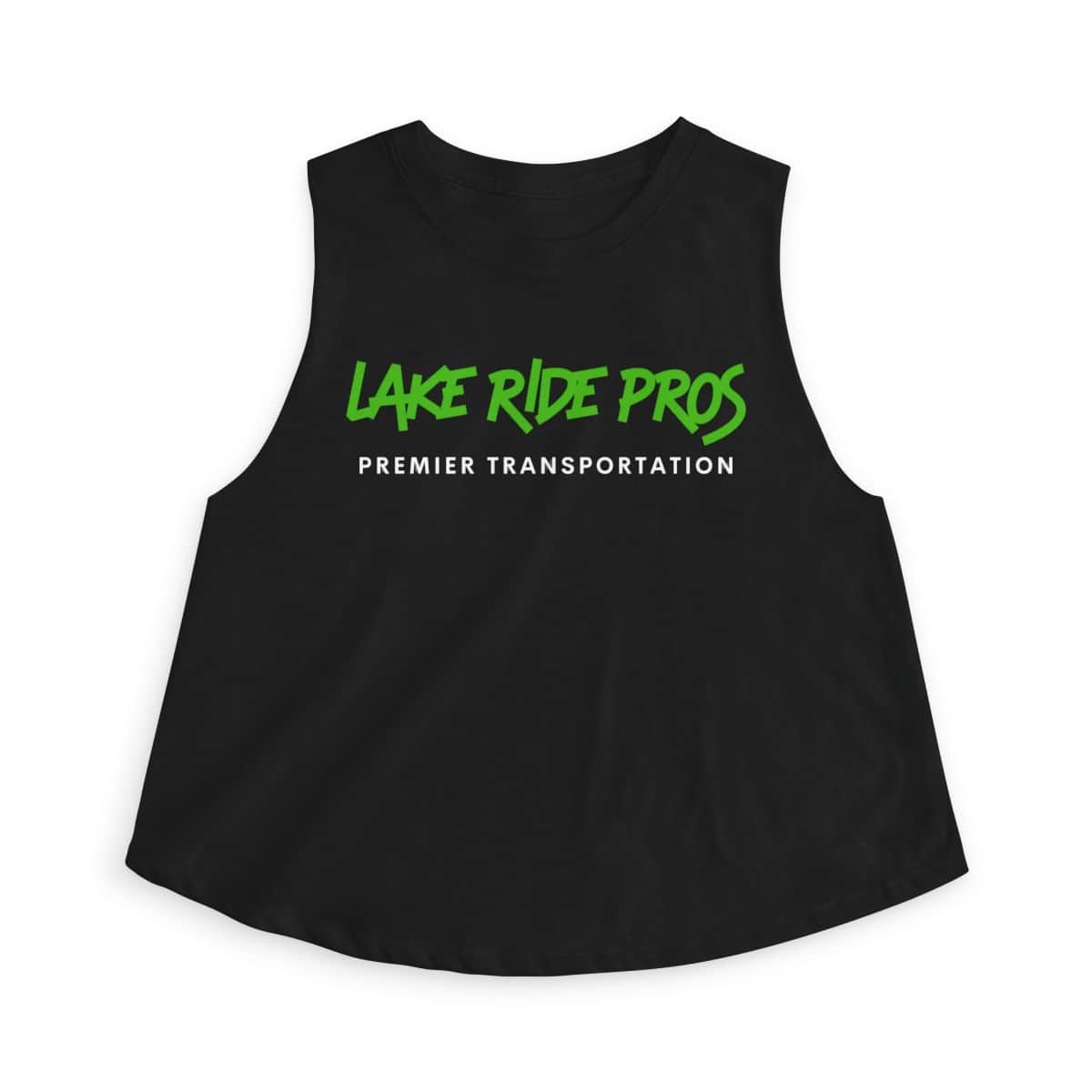 Lake Ride Pros Crop Top — Logo Women's Tank