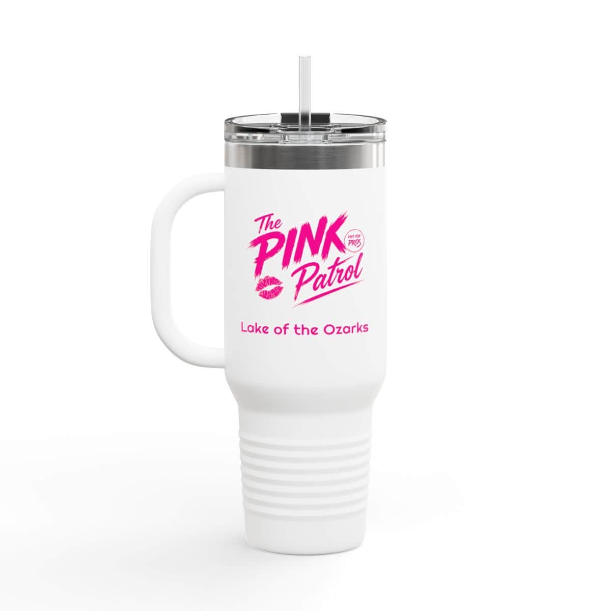 The Pink Patrol 40oz Travel Mug | Limited Edition PINK Patrol MERCH Tumbler 40oz