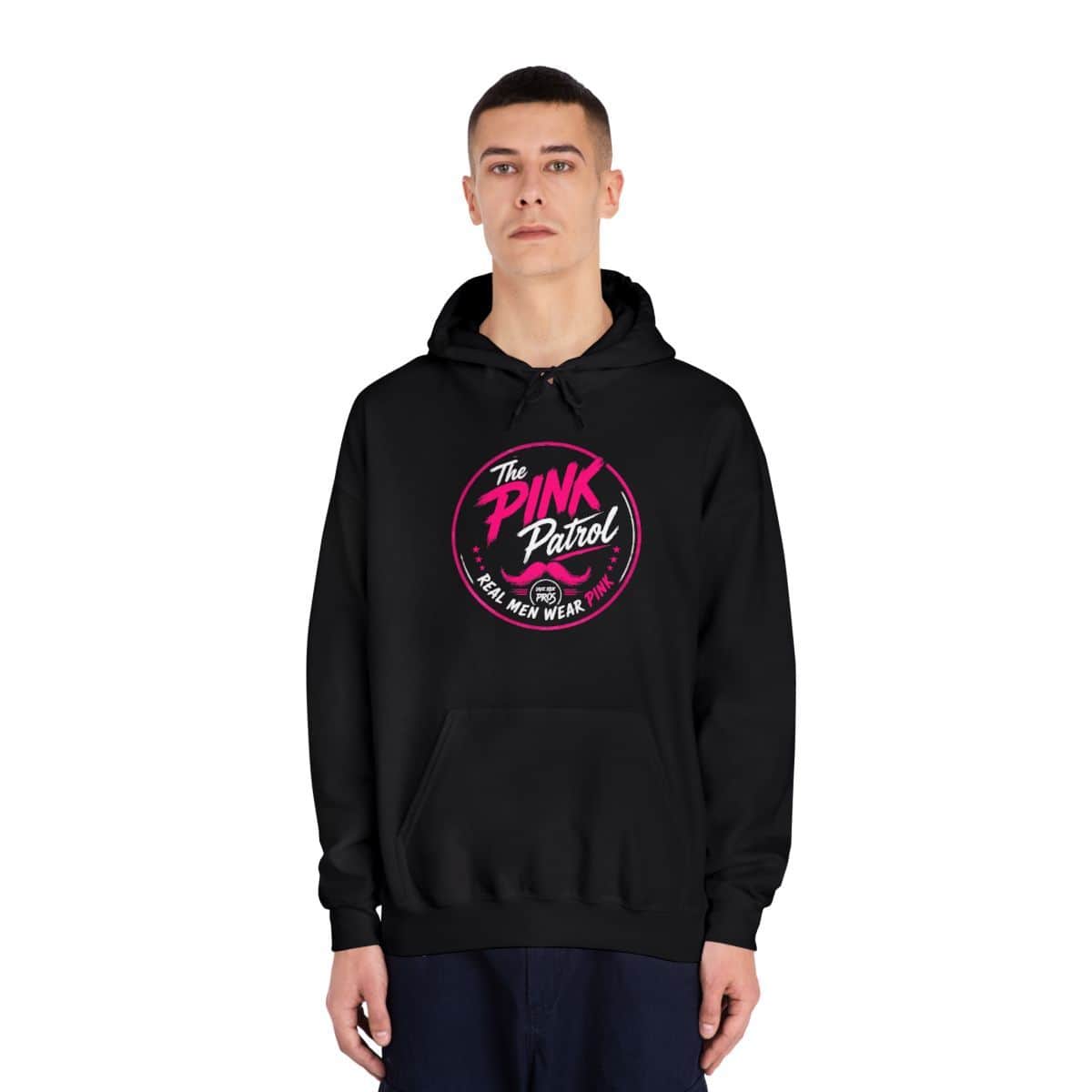 Real Men Wear Pink Hoodie | Limited Edition PINK Patrol MERCH Collection