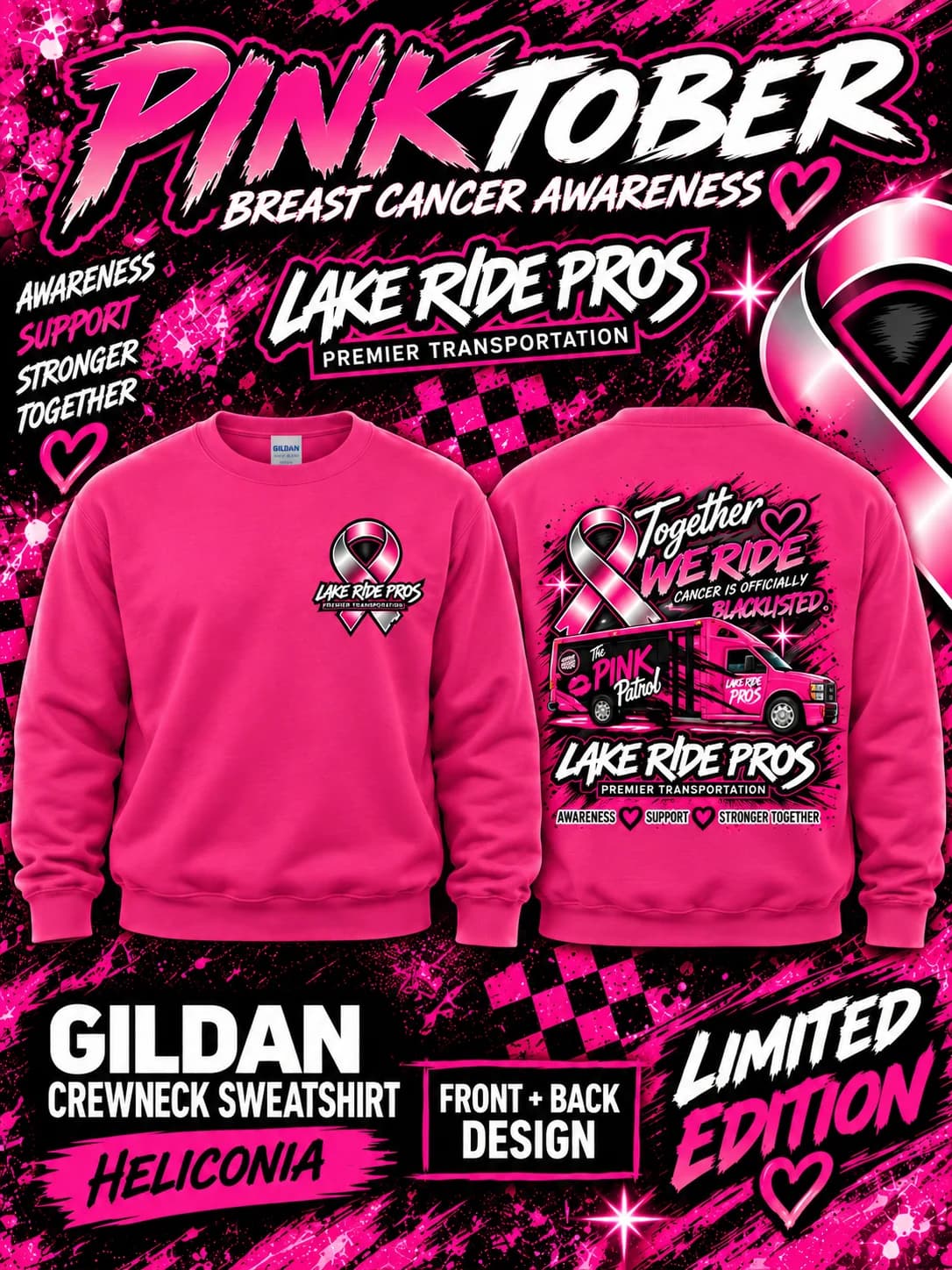 PINKTOBER Crewneck Sweatshirt